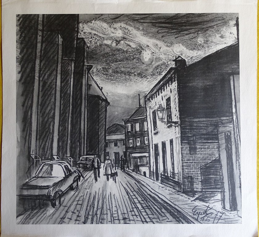 Onduidelijk, litho, Onbekend kopen? Bied vanaf 1!