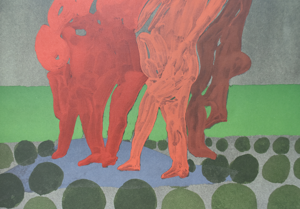 Vic Gentils - Vic Gentils , Litho, 4 figuren , gesigneerd/genummerd ea, ca. 1980, near mint+ kopen? Bied vanaf 38!