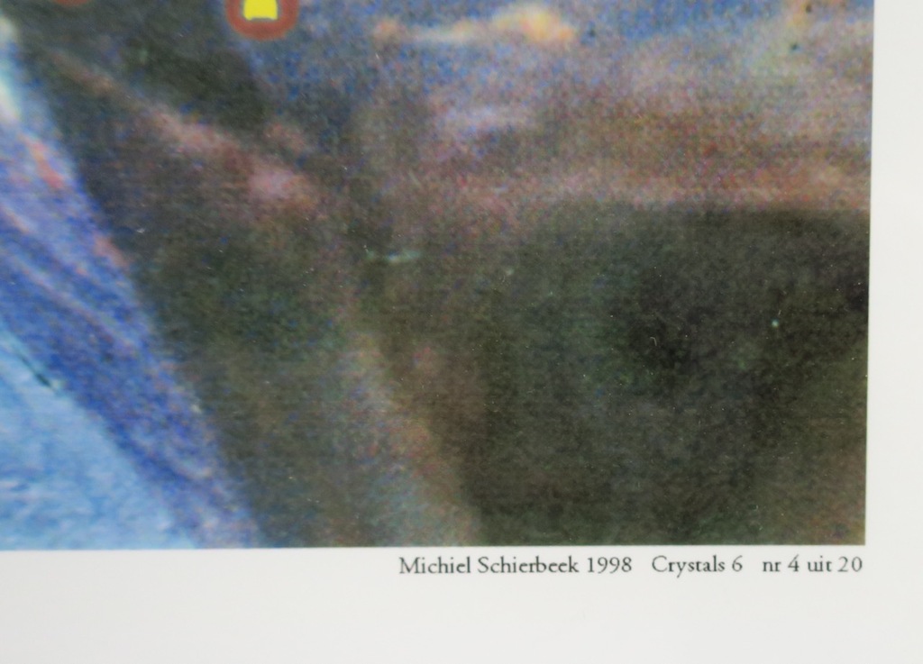 Michiel Schierbeek: Gemengde grafische techniek, Crystals 6 - Ingelijst kopen? Bied vanaf 20!