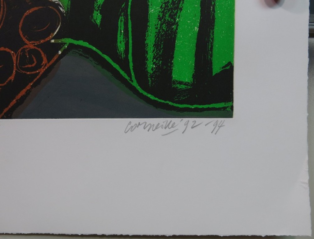 Corneille: Ets en aquatint, L'Africaine - zeer groot! kopen? Bied vanaf 750!