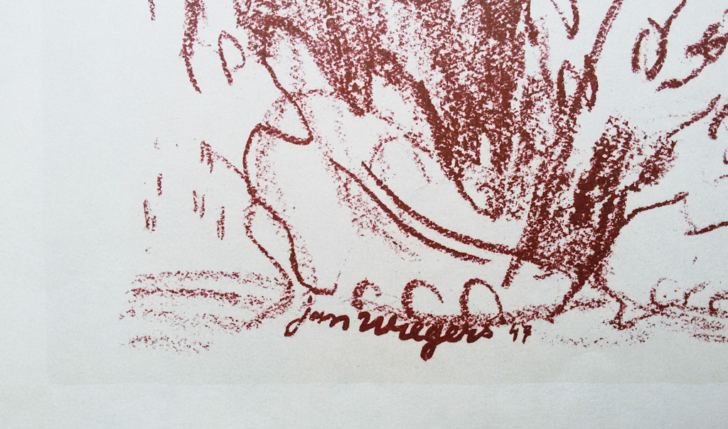 Jan Wiegers - Alpenlandschap rond Intragna, handgesigneerde litho kopen? Bied vanaf 110!