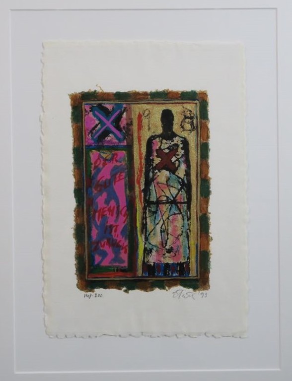 Eric Toebosch: Zeefdruk, Der Gute II - Ingelijst kopen? Bied vanaf 1!