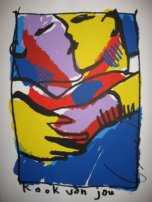 Herman Brood: Zeefdruk - 'Kook van jou' - EA examplaar kopen? Bied vanaf 159!