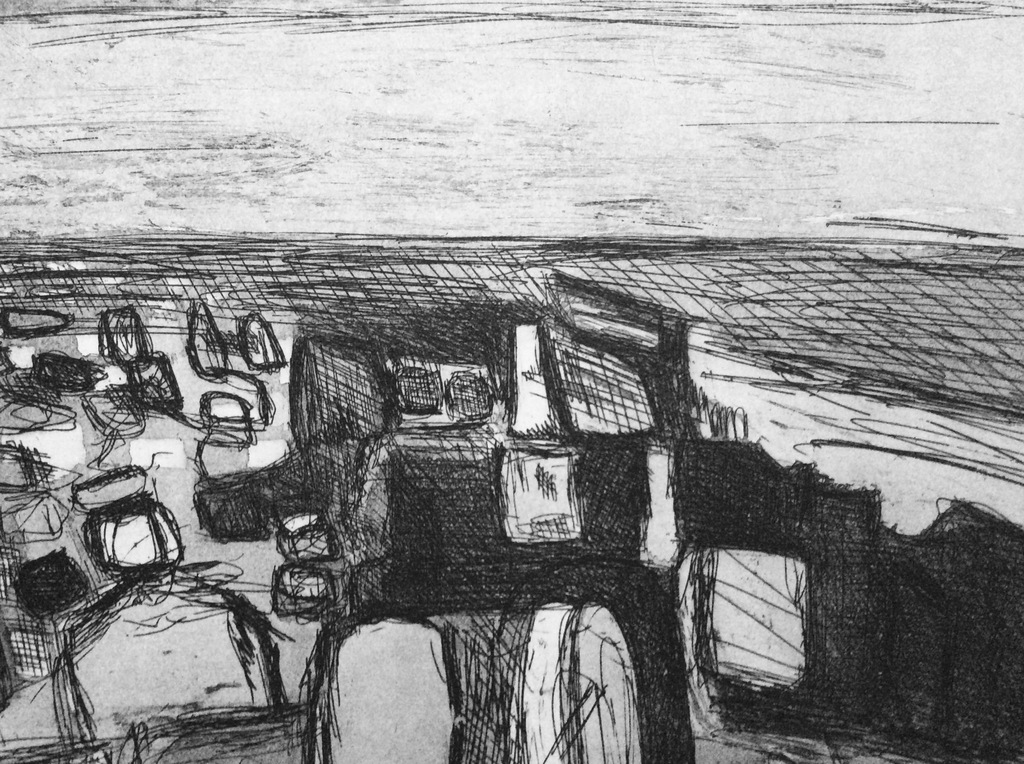 Gerard Schaperkotter - Gerard Schäperkötter - het strand - ets grafiek 73 kopen? Bied vanaf 50!