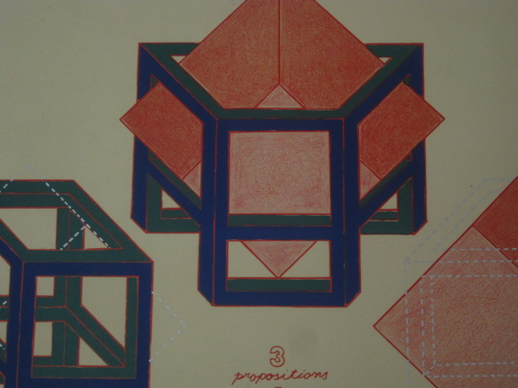 Mark Brusse (1937-) grote gesigneerde litho "4 props 4 1 piece" 1969  kopen? Bied vanaf 1!