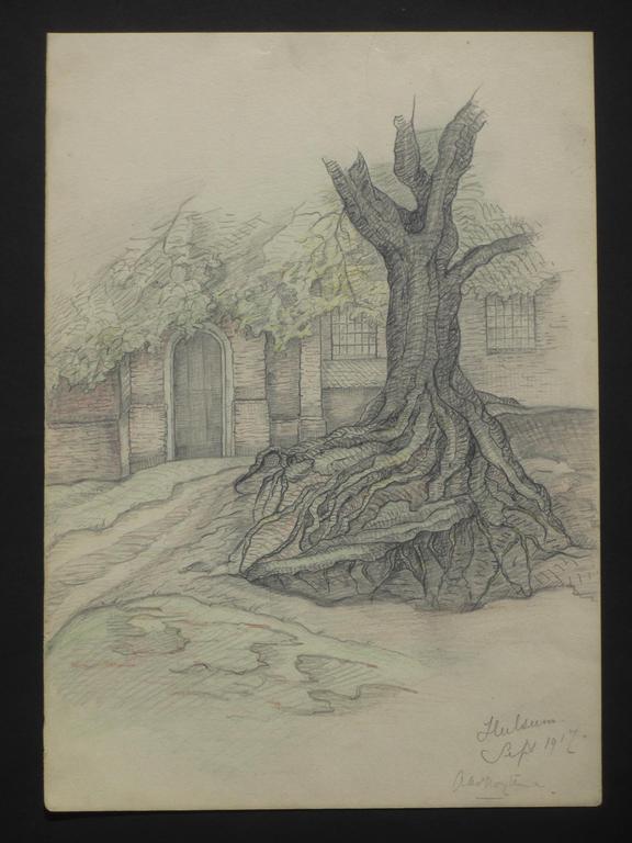 Antoinette van Hoytema, Eik bij Heelsum, Kleurtekening kopen? Bied vanaf 65!