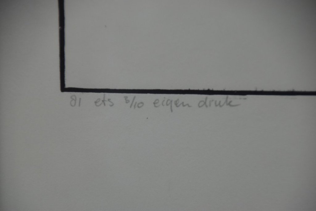 Twan van de Vorstenbosch - Ets en aquatint - 81 kopen? Bied vanaf 10!