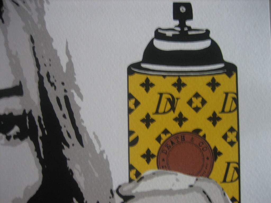 DEATH NYC Limited Edition Art print Graffiti Signed "Kate Moss DN" 2012 kopen? Bied vanaf 1!
