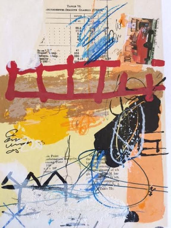 Theo Koster Zeefdruk en collage kopen? Bied vanaf 35!