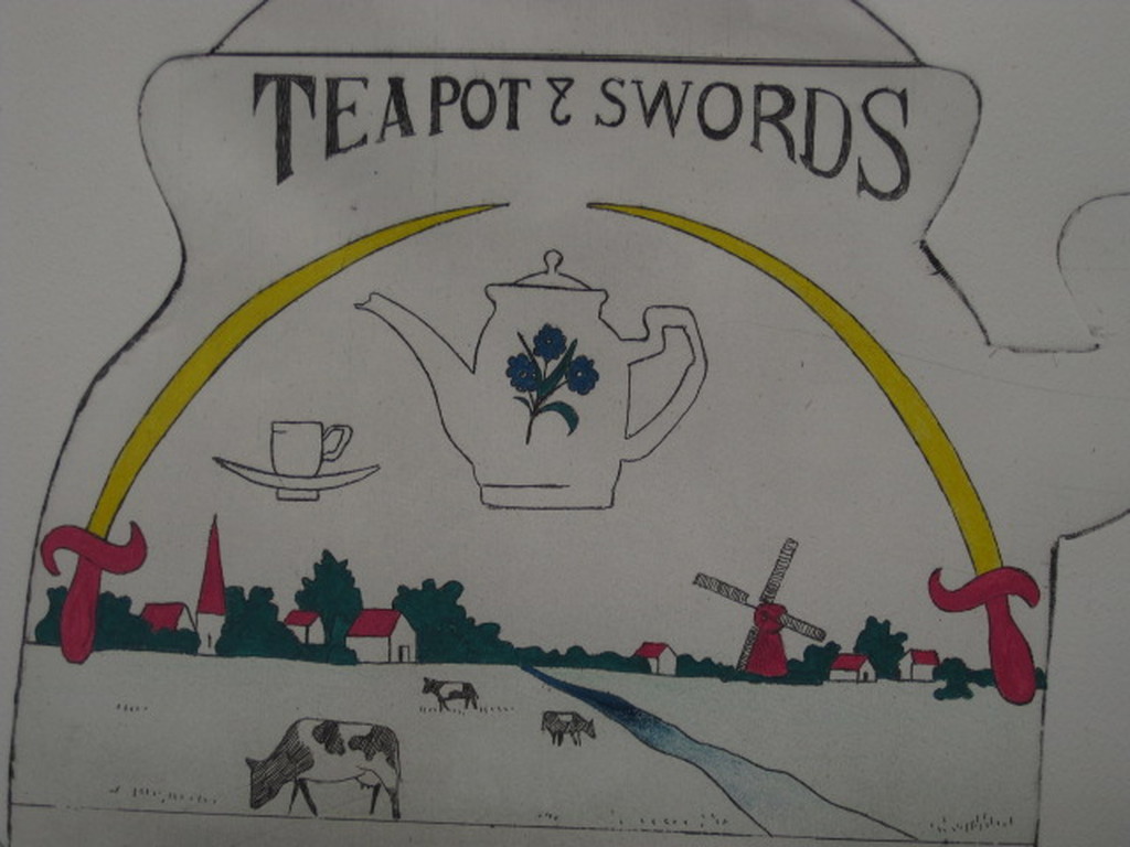 Typerend Grafisch werk van Jan Hofman (1942-) Litho "Teapot" kleine oplage 18/40 kopen? Bied vanaf 1!