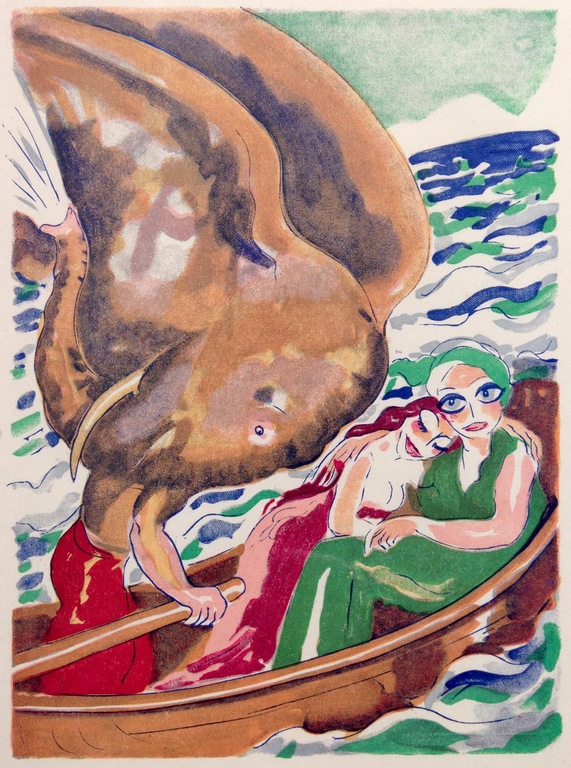 Kees van Dongen, Originele houtgravure uit 1955 kopen? Bied vanaf 65!