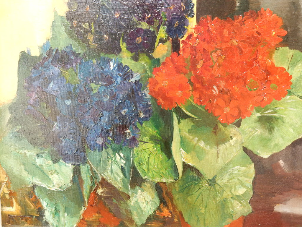 Gonda  Wulfse, 1896-1979, stilleven, bloemen, prachtig van kleur, dik opgebracht kopen? Bied vanaf 75!