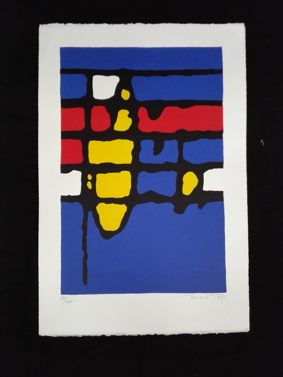 Willem Brauck, zeefdruk op papier kopen? Bied vanaf 20!