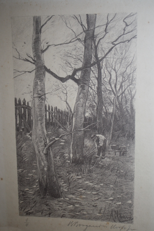 ANTON MAUVE - werken aan de boomgaard kopen? Bied vanaf 40!