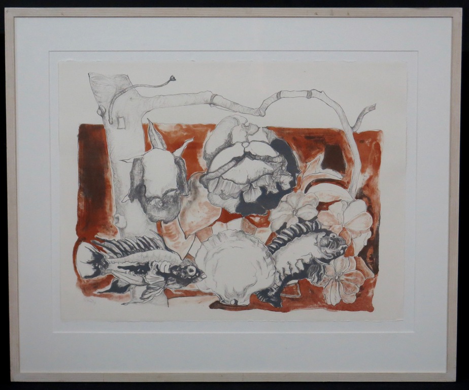 Onbekend gesigneerd: Litho, Zonder titel - Ingelijst kopen? Bied vanaf 1!
