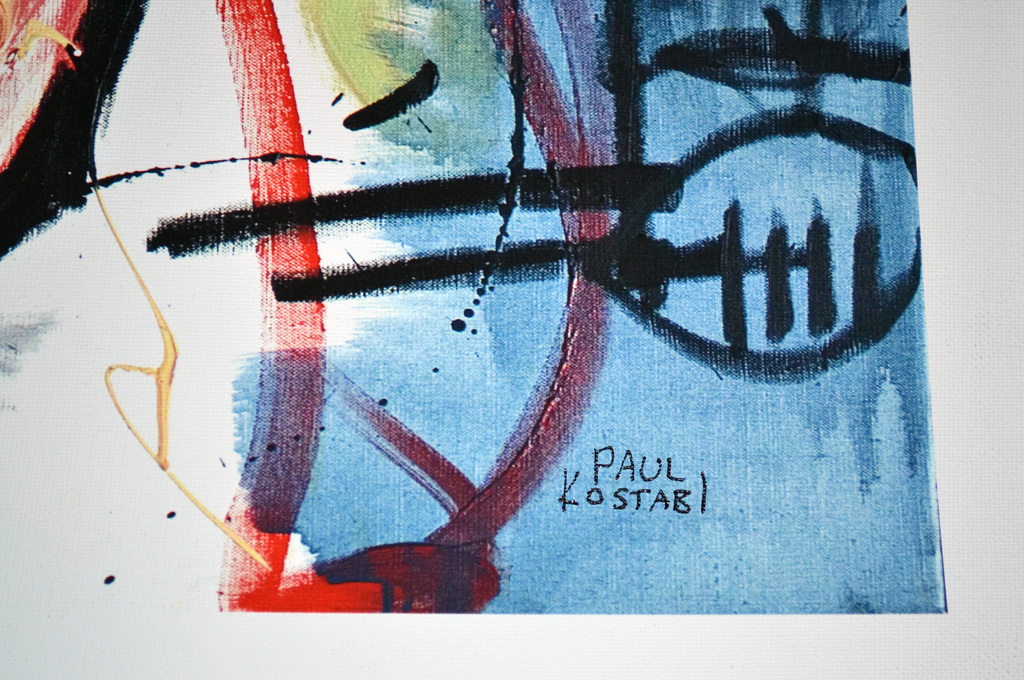Paul Kostabi - gesigneerde giclee op doek ! - PP exemplaar - 2012 kopen? Bied vanaf 1!