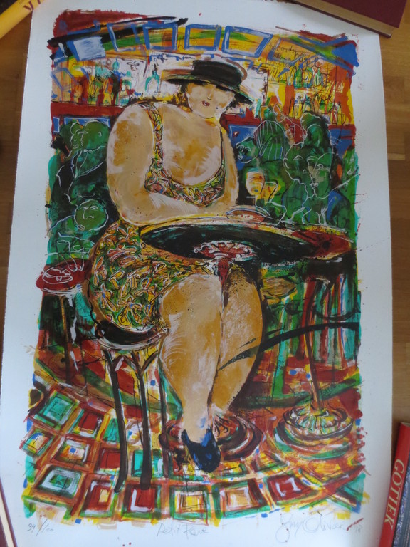 OLIVIER GUY - gesigneerde kleuren zeefdruk - petit four kopen? Bied vanaf 130!