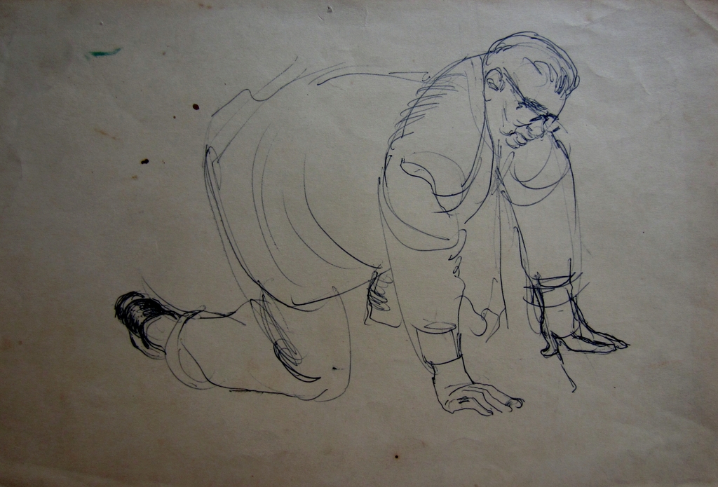 Willem Kouwer Boomkens (1911-1991) - 7 schetsen set 4 kopen? Bied vanaf 1!