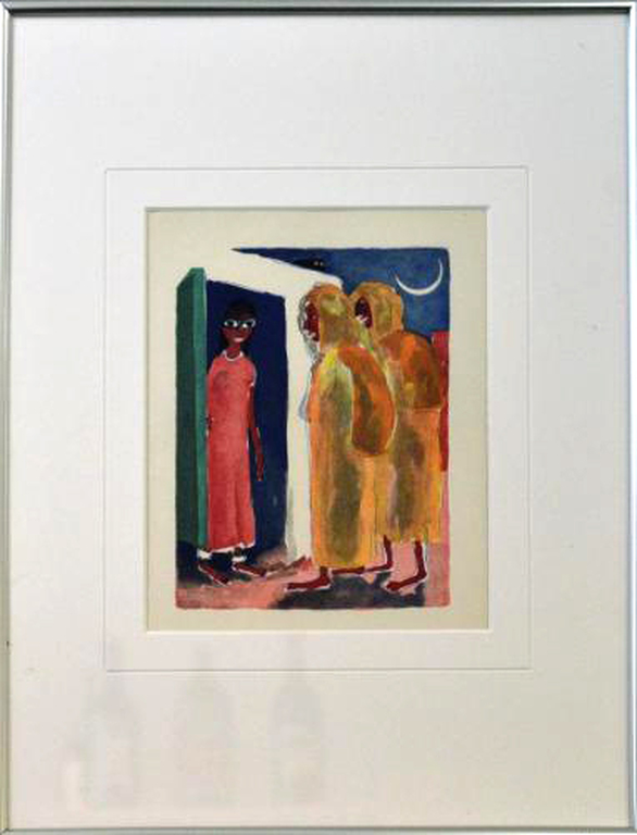 Kees van Dongen - Houtgravure verkocht voor € 35!