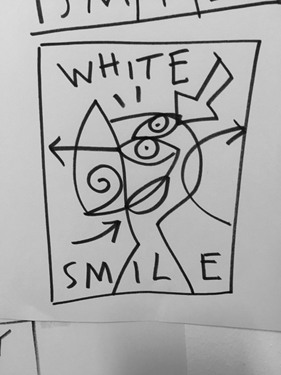 Jean-Paul Marsman: schilderij, White smile kopen? Bied vanaf 400!