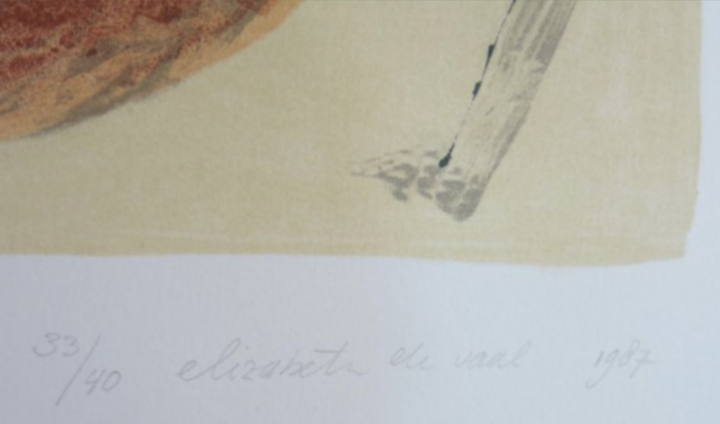 Elizabeth de Vaal: Litho, Kleine Gevoeligheden kopen? Bied vanaf 1!