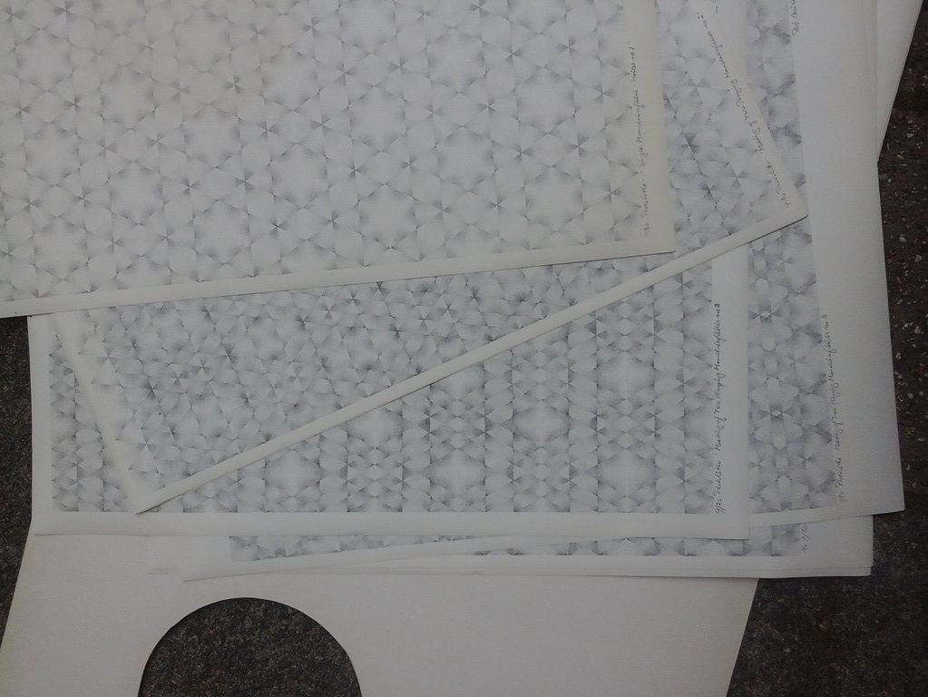 Meeting of Playing Mandalafields 1973/74 - Robb C A Buitenman (1946-   50x60  kopen? Bied vanaf 30!