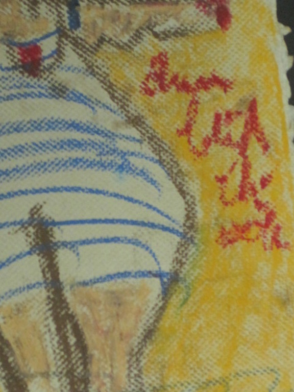 Anton Heyboer - originele pastel "Dan blijf ik ook !" gesigneerd ca. 1970  kopen? Bied vanaf 1!
