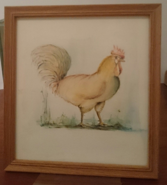 Aquarel 'haan' van P. van Liessum? kopen? Bied vanaf 1!