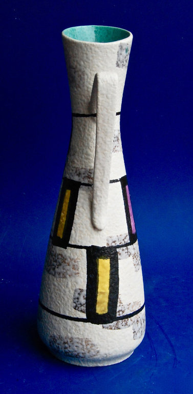Grote jaren 1950 "Bay" karaf vaas - West-Duitsland - ontwerp door Bodo Mans kopen? Bied vanaf 14!