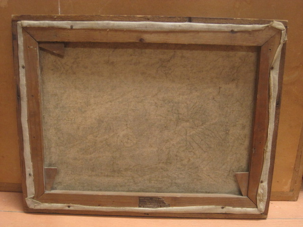 Jac. Eskens 1891-1968 olieverf "Amsterdam havengezicht" omstreeks 1920 kopen? Bied vanaf 1!