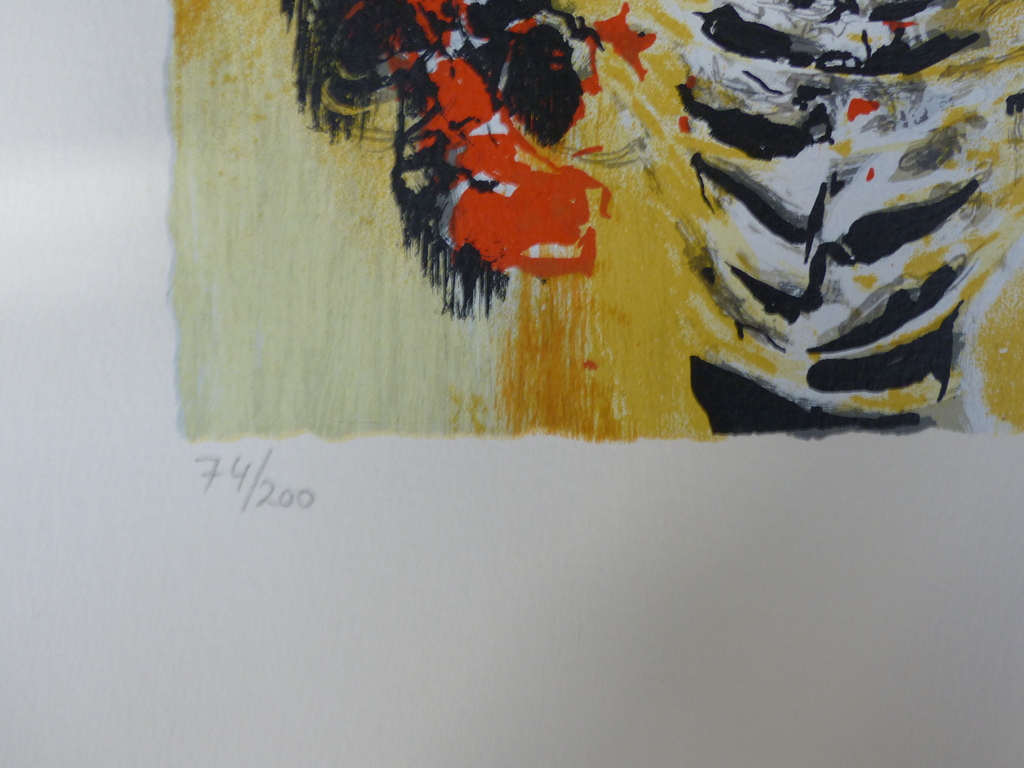 Vanhorck,Zeefdruk op papier,Handgesigneerd kopen? Bied vanaf 15!