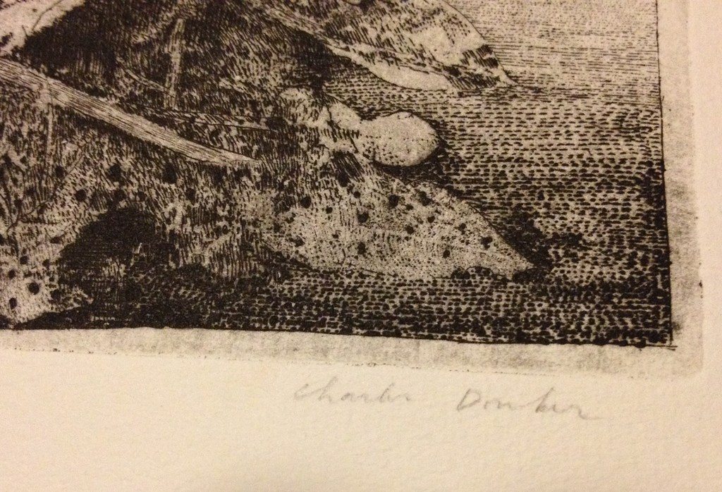 Charles Donker (1940): Paardebloemen, ets, ca. 1972 kopen? Bied vanaf 95!