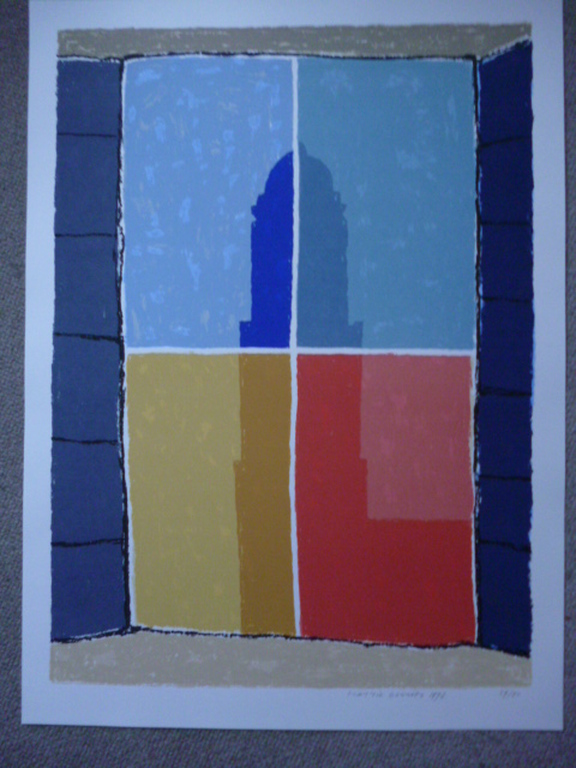 Harrie Gerritz - kleurenzeefdruk - Peperbus Zwolle verkocht voor € 65!