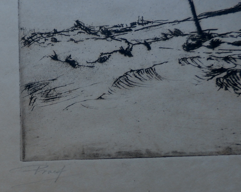 Frederika Broeksmit - ets: Boetveld in de winter - 1942 kopen? Bied vanaf 37!