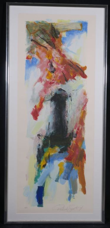 Richard Smeets: Zeefdruk, Zonder titel VII - Ingelijst (Groot) verkocht voor € 40!