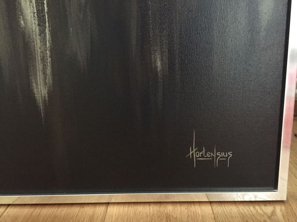 Leo Hortensius: gemengde techniek, Donker landschap  kopen? Bied vanaf 180!