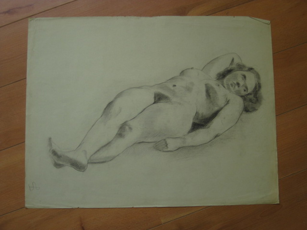 Frits Schiller 1886-1971 - "liggend vrouwelijk naakt" tekening 1930 gesigneerd kopen? Bied vanaf 1!