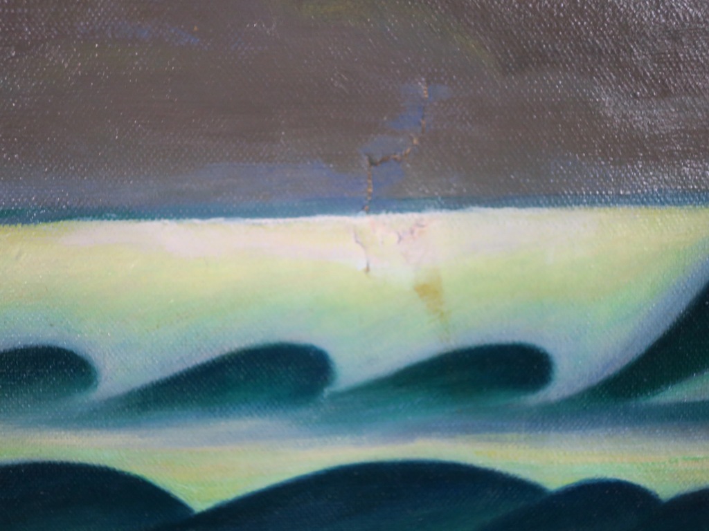 Jan Ph. A. de Vries: Olieverf op doek, Zee - Ingelijst kopen? Bied vanaf 1!