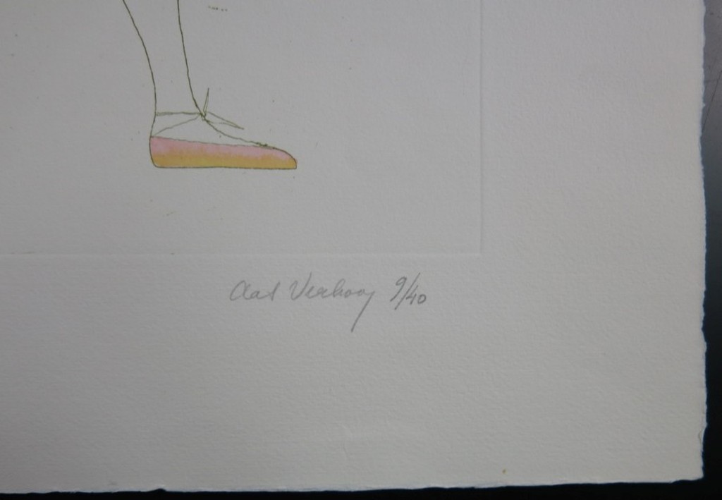 Aat Verhoog: Ets, De ondeugende danseres 4 kopen? Bied vanaf 50!