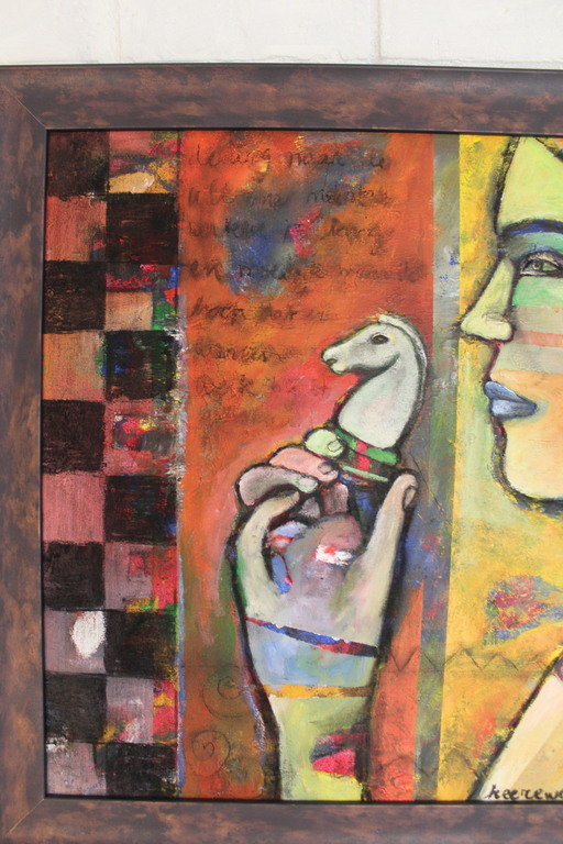 Angelica Keereweer - acrylverf op doek - 2005 kopen? Bied vanaf 40!
