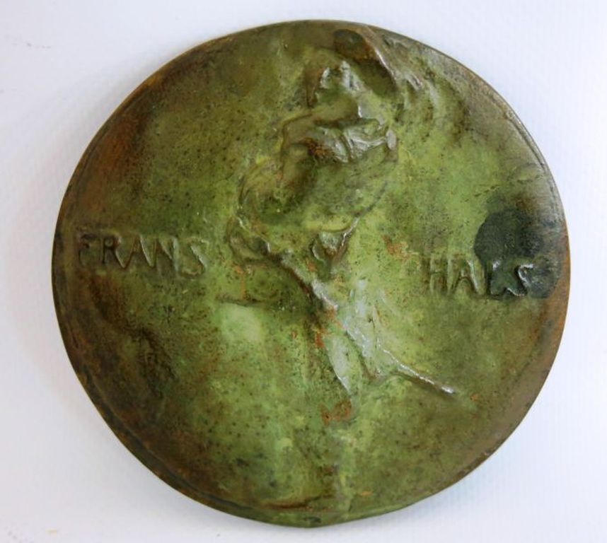 Kunstenaar onbekend, bronzen Frans Hals penning kopen? Bied vanaf 50!