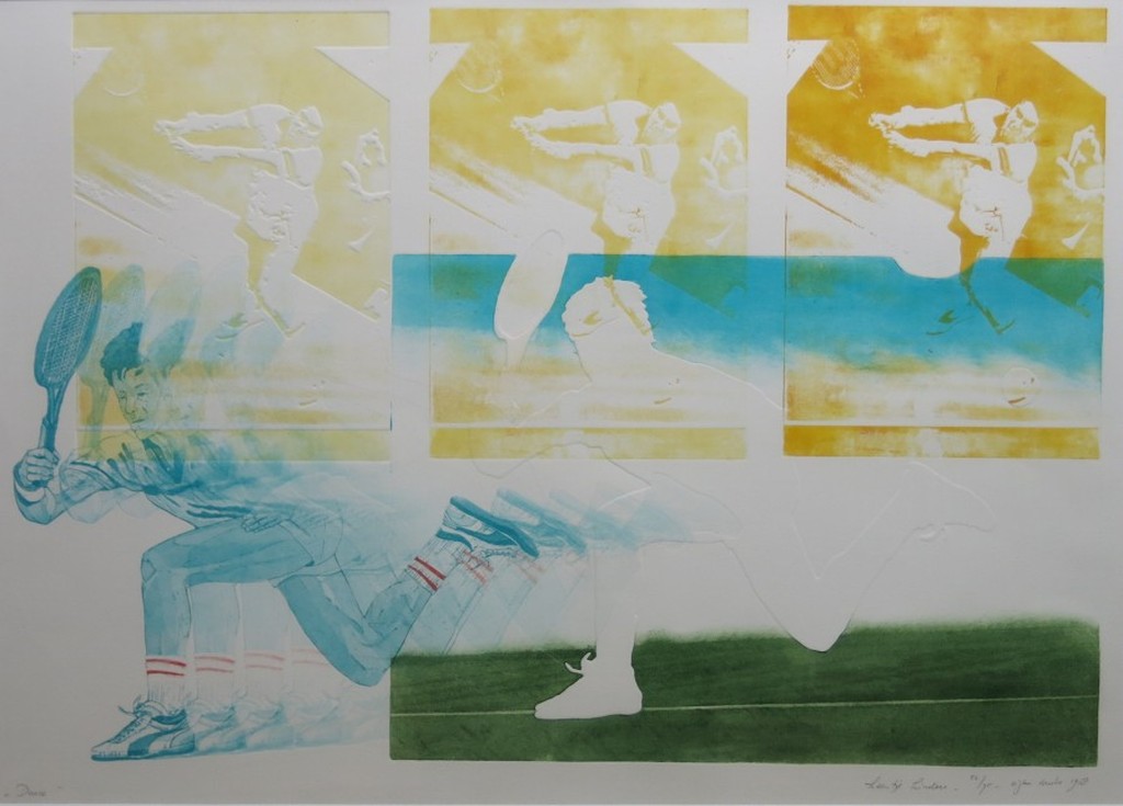 Leentje Linders: Kleurenets, Duece - Ingelijst Groot kopen? Bied vanaf 50!