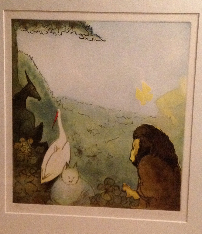 Constant; Ets/Aquatint -Orpheus met dieren- 200 ex.- 1978 kopen? Bied vanaf 1100!