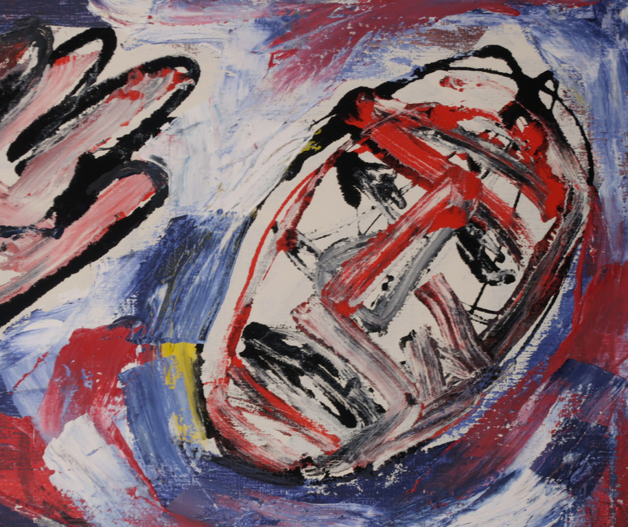 Martin van Wordragen: Olieverf op doek, Drenkeling - Ingelijst kopen? Bied vanaf 350!