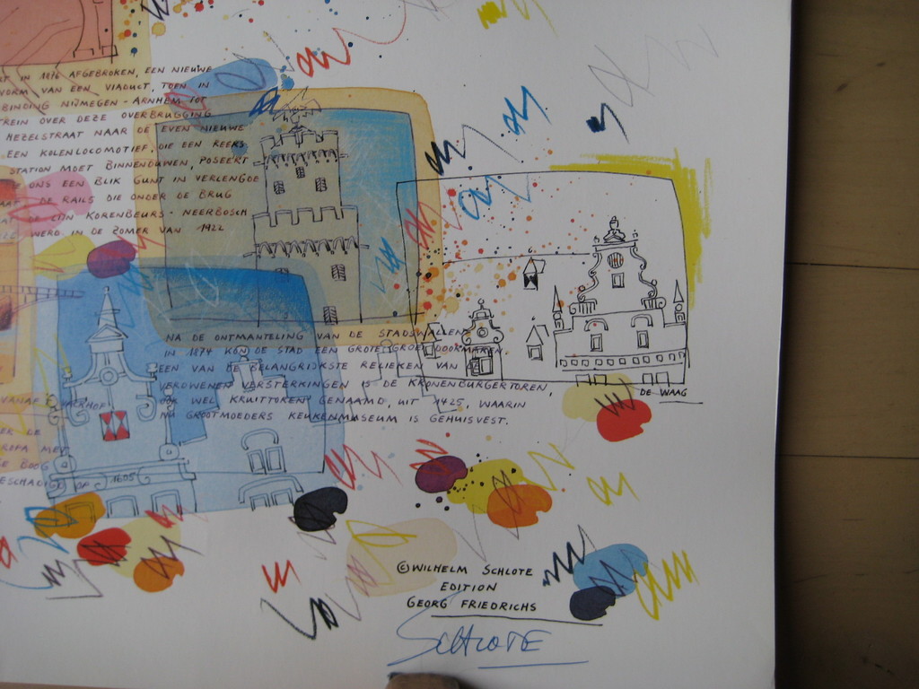  Wilhelm Schlote , kleurenlitho , Nijmegen kopen? Bied vanaf 1!