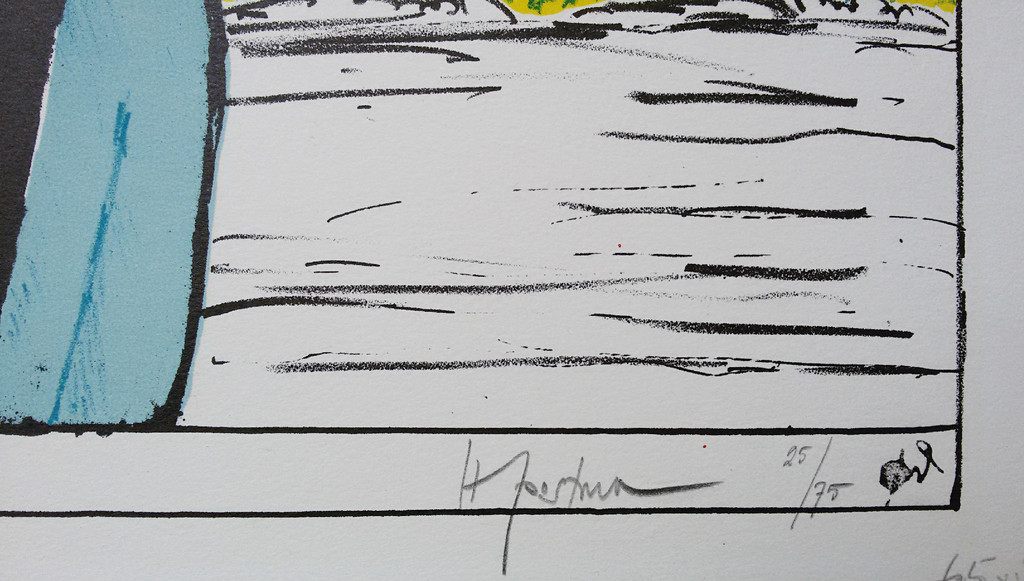 Hannes Postma - De tak die wij zagen (1971), litho kopen? Bied vanaf 40!