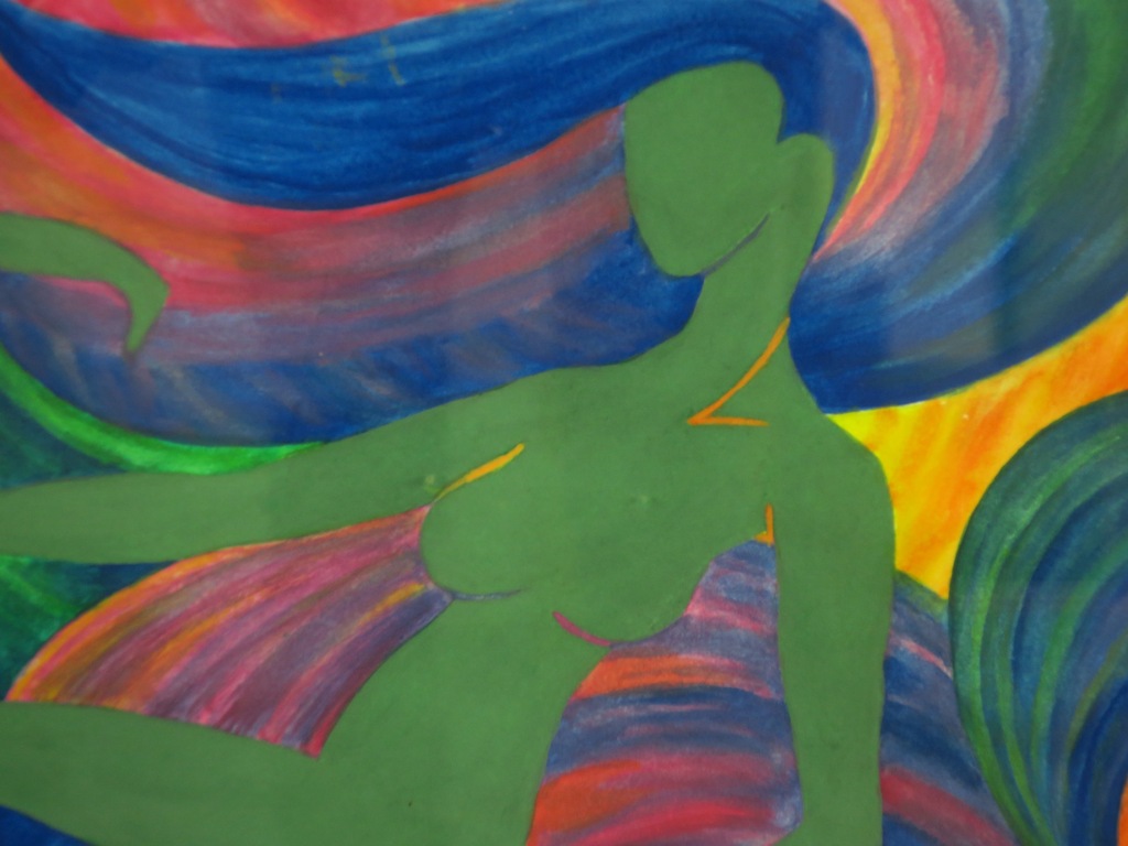 Jan Ph. A. de Vries: Gouache op papier, Twee vrouwen - Ingelijst kopen? Bied vanaf 40!