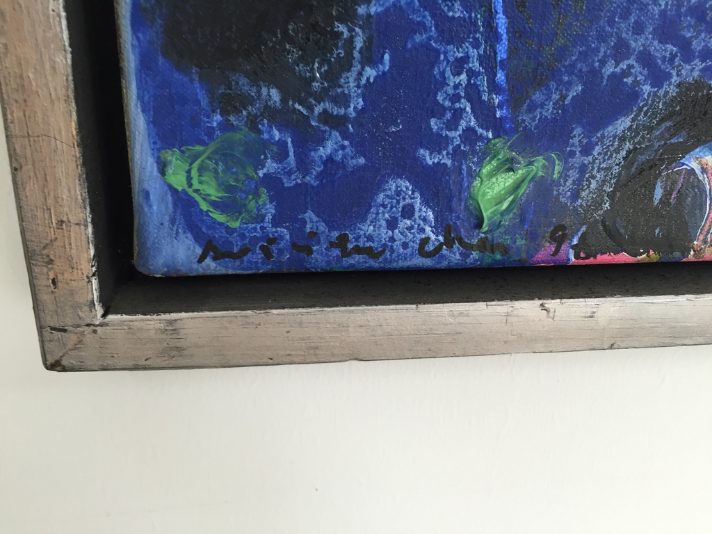 Dominique Chan acryl op doek Titel: Droomreis kopen? Bied vanaf 50!