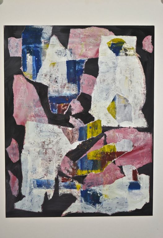 Per Arnoldi: Gouache. Abstracte compositie kopen? Bied vanaf 100!