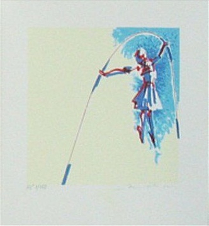 "Artists of the World", o.a. Müller: Vier lithografien, diverse voorstellingen kopen? Bied vanaf 20!